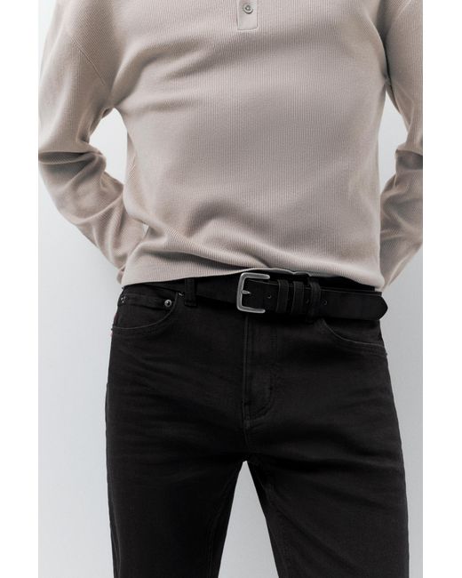 Pull&Bear Gray Basic Skinny Jeans for men