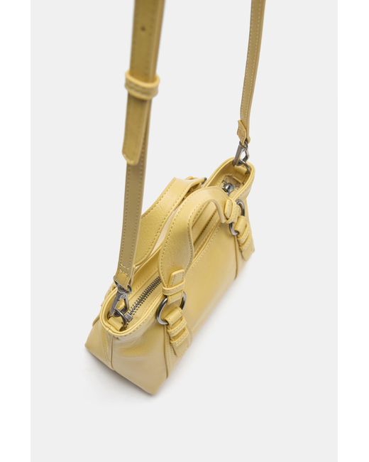 Pull&Bear Metallic Crossbody Bag With Rings