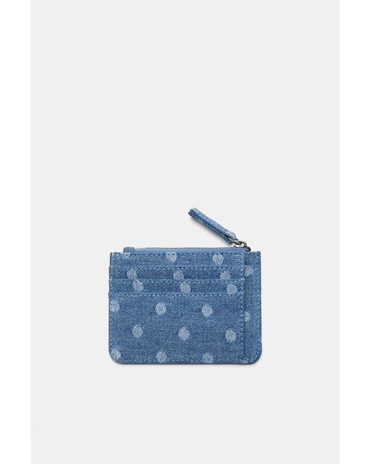 Portatessere A Pois di Pull&Bear in Blue