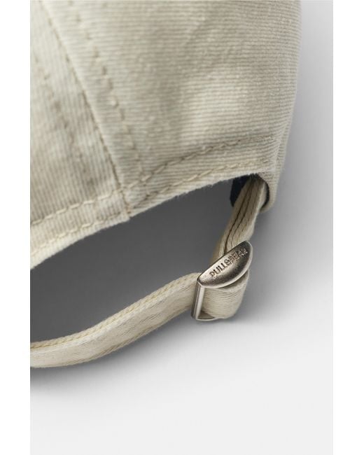Pull&Bear Black Golden Coastline Cap for men