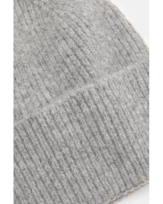 Pull&Bear Gray Knit Beanie