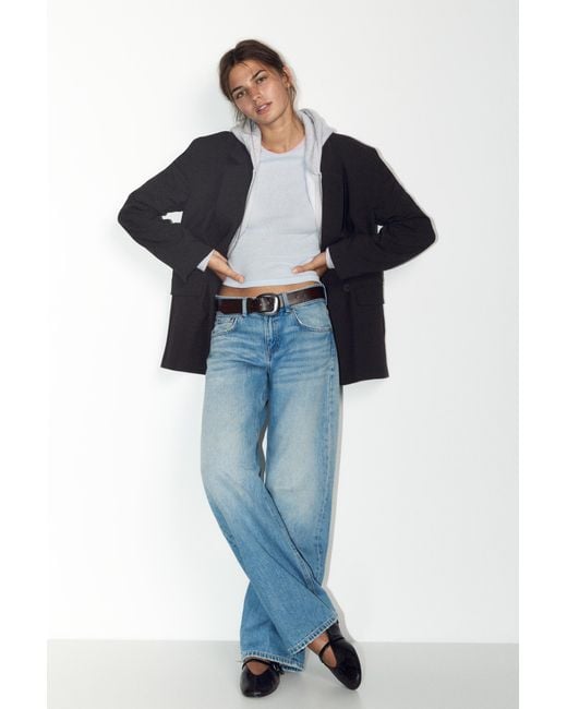 Blazer Croisé Pull&Bear en coloris Blue