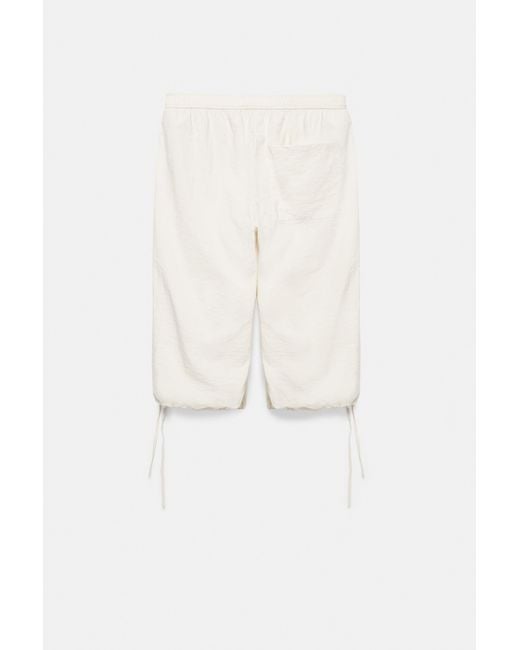 Pull&Bear Technische Capri Pofbroek in het Gray