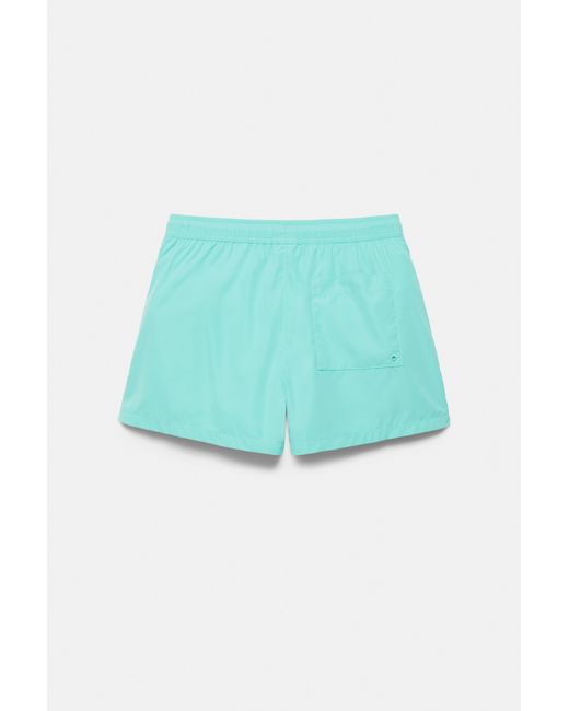 Pull&Bear Blue Basic Swim Shorts for men
