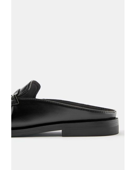 Pull&Bear Geplooide Slingback-Instappers in het White