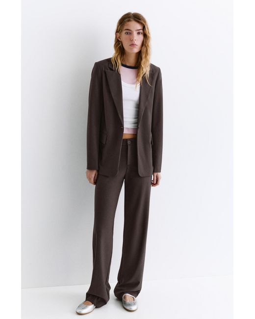 Pull&Bear Brown Basic-Blazer