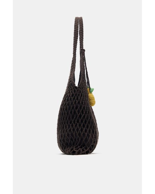 Pull&Bear Brown Embellished Shopper Bag
