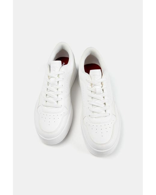 Pull&Bear White Sneaker Mit Volumen