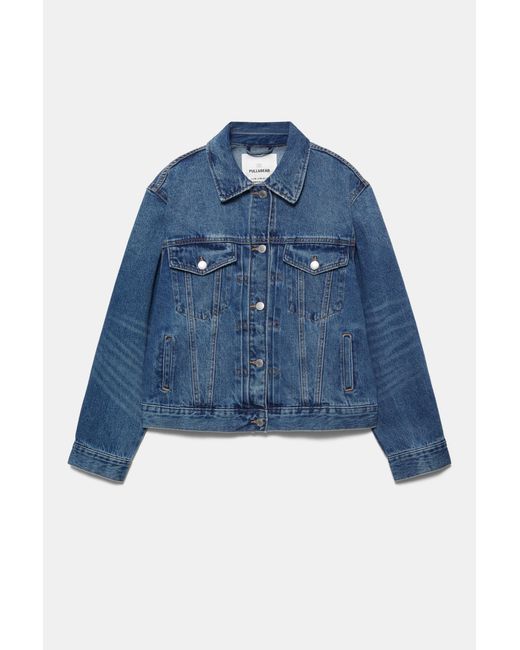 Pull&Bear Blue Denim Jacket