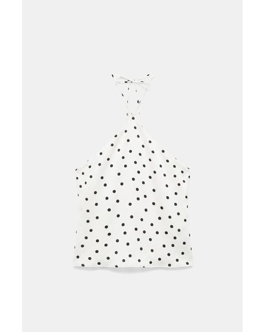 Pull&Bear Multicolor Satin Halter Top