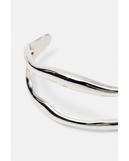 Lot De 2 Bracelets Vagues Pull&Bear en coloris Metallic