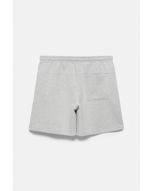 Pull&Bear Regular Fit Jogging Bermuda in het Gray voor heren