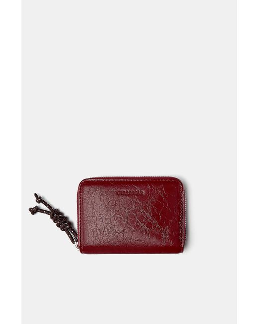 Pull&Bear Red Knoten-Brieftasche