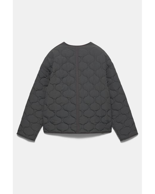 Pull&Bear Gray Lightweight Padded Jacket