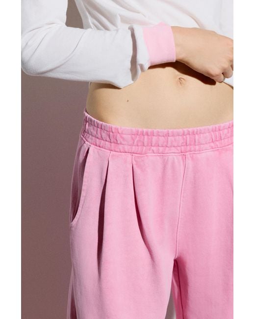Pull&Bear Pink Jogginghose Mit Weitem Bein