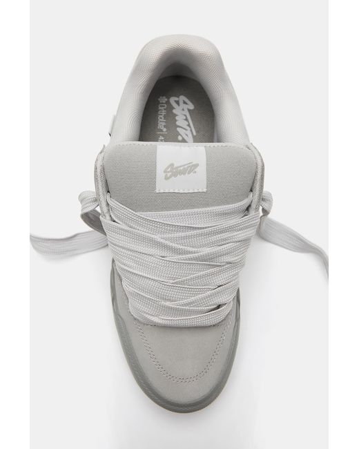 Pull&Bear Gray Stwd Skate Trainers for men