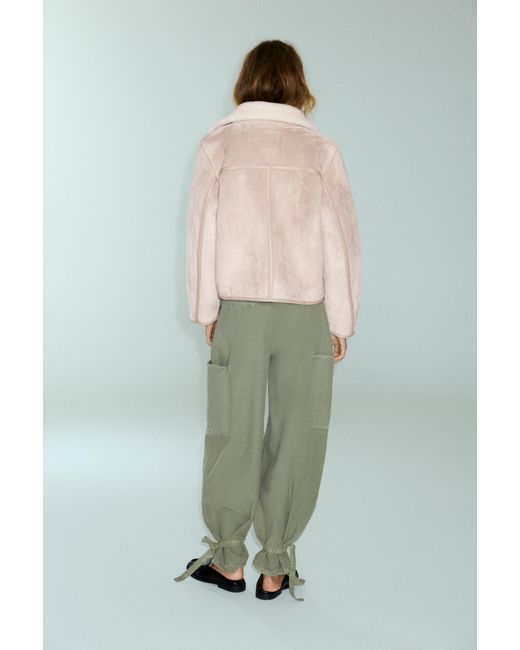 Giacca Double Face di Pull&Bear in Natural