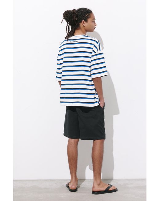 Pull&Bear Black Bermuda Sweat Shorts for men