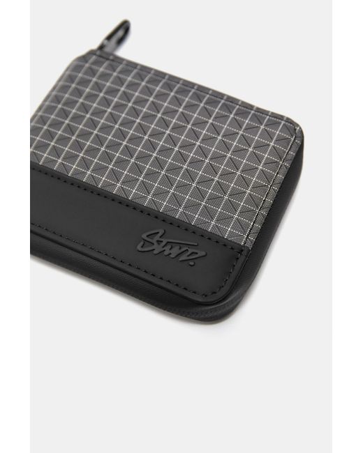Pull&Bear Black Stwd Coin Purse for men
