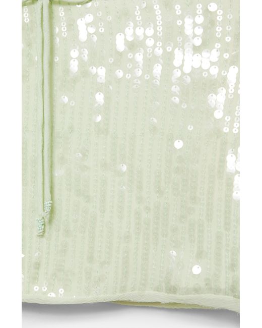 Pull&Bear Minirok Met Lovertjes in het White