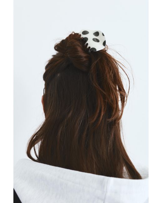 Pull&Bear White Polka Dot Hair Clip