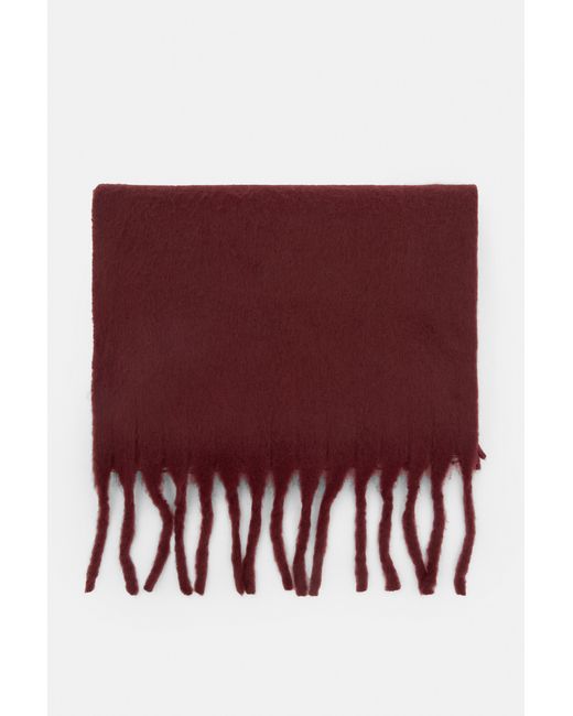 Pull&Bear Purple Maxi Mohair-Effect Scarf
