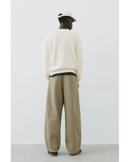 Pull Basique Pull&Bear pour homme en coloris Natural