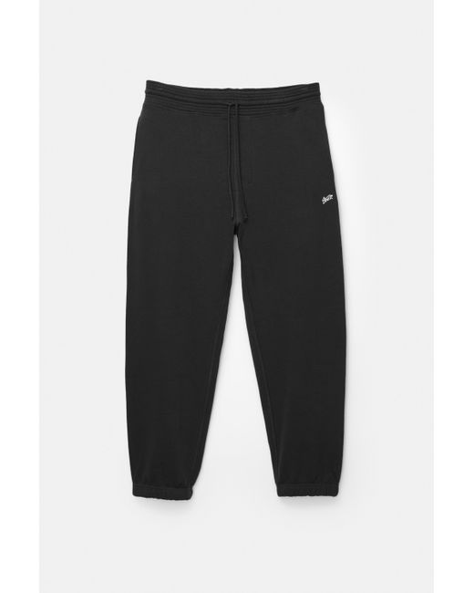 Pull&Bear Black Stwd Tracksuit Bottoms for men