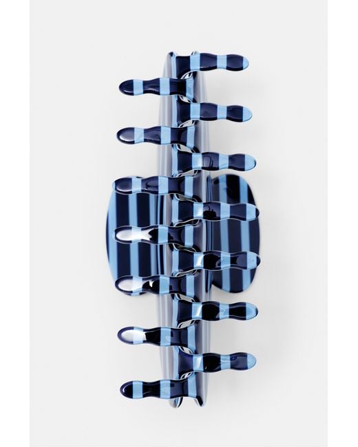 Pull&Bear Blue Striped Hair Clip