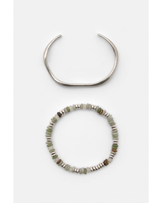 Lot De 2 Bracelets Pull&Bear pour homme en coloris White