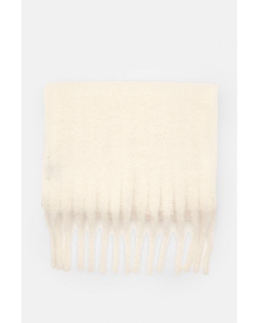 Pull&Bear Natural Maxi Mohair-Effect Scarf