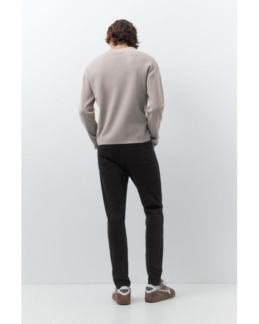Pull&Bear Gray Basic Skinny Jeans for men