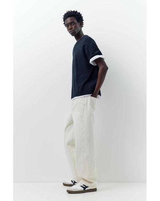Pull&Bear Baggy Jeans in het Blue voor heren