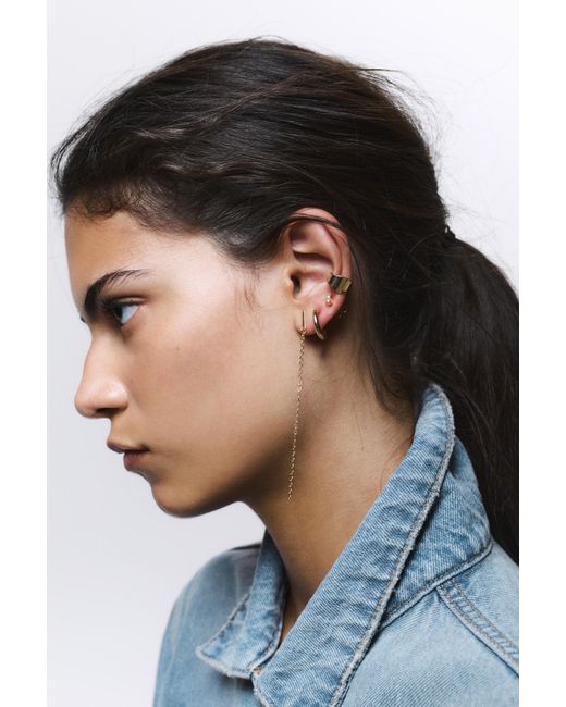 Pull&Bear White Pack Ohrringe Earcuff