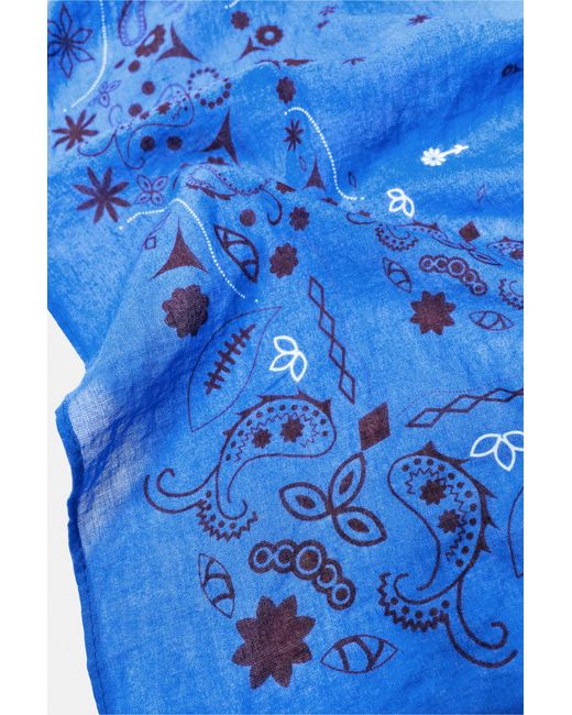 Pull&Bear Blauwe Bandana Met Print in het Blue