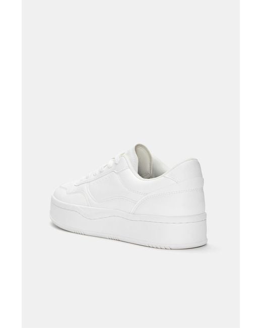 Pull&Bear White Sneaker Mit Volumen