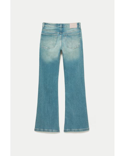 Pull&Bear Blue Glitzer-Bootcut-Jeans