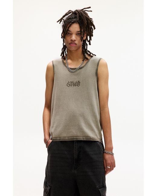 Pull&Bear Multicolor Washed Stwd Vest Top for men