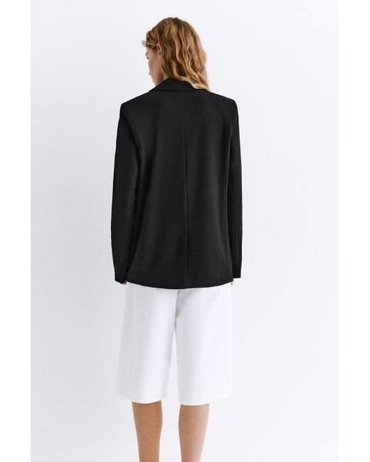 Pull&Bear Black Basic Blazer