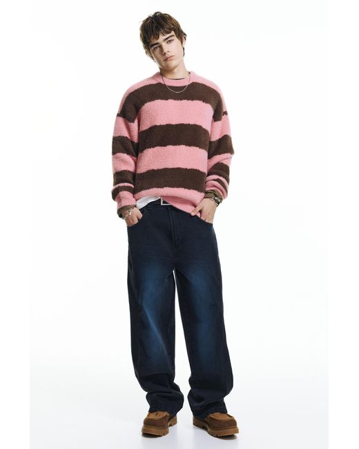 Pull À Rayures Pull&Bear pour homme en coloris Red