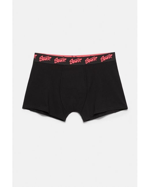 Pull&Bear Black 3-Pack Of Boxers for men
