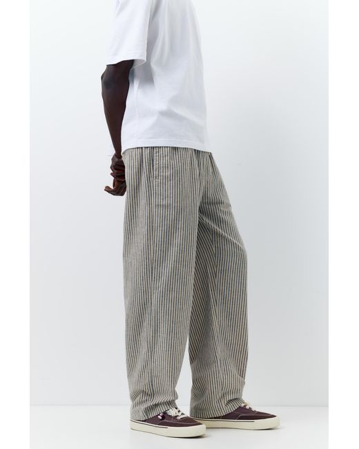 Pull&Bear Blue Rustic Jogger Trousers for men