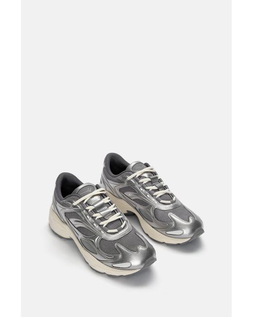 Pull&Bear Sneaker Mit Mehreren Elementen in Gray für Herren
