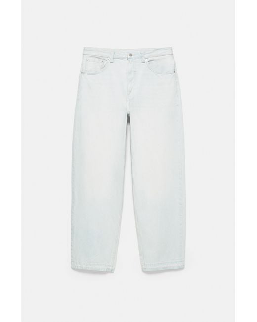 Pull&Bear Gray Wide-Leg Jeans for men