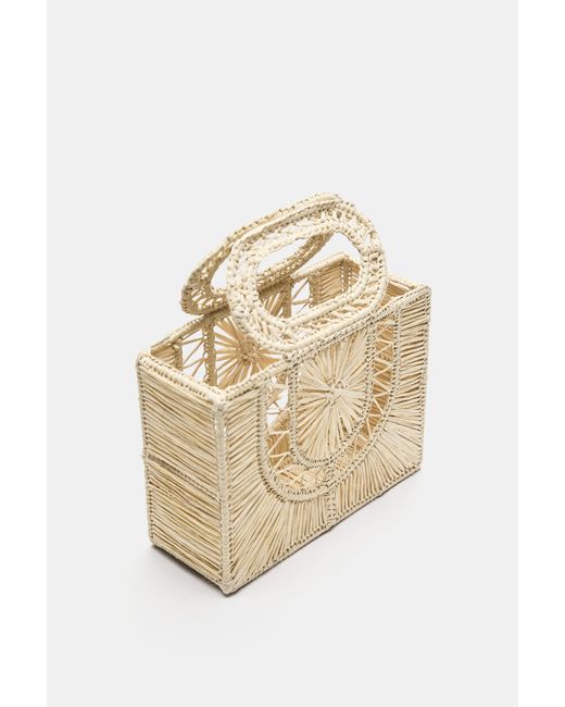 Pull&Bear Natural Square Handbag