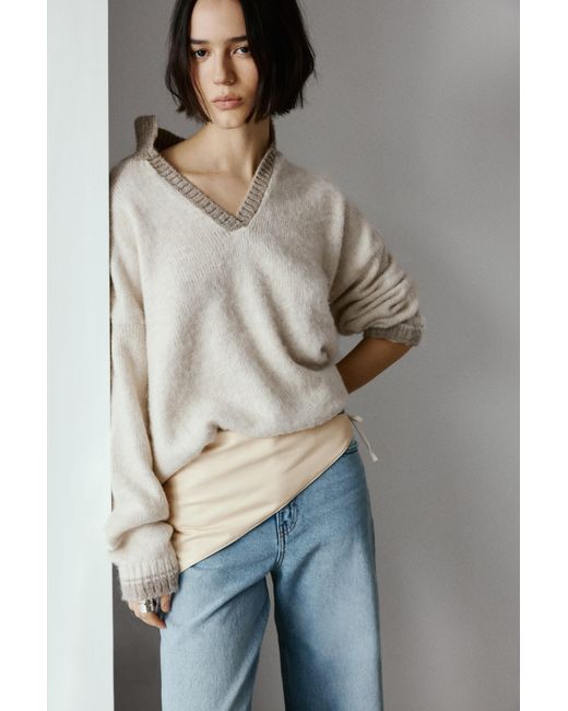 Pull&Bear White Leather Effect Bandana Belt