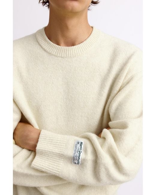 Pull&Bear Pullover Mit Rundausschnitt in Natural für Herren