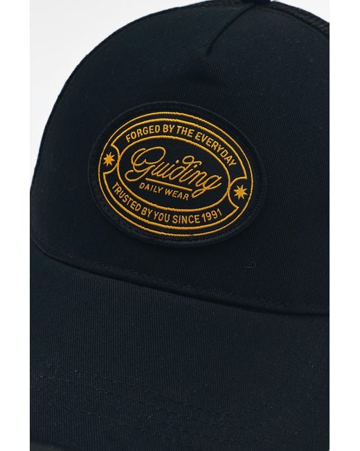 Pull&Bear Truckerpet Met Geborduurde Patch in het Blue voor heren