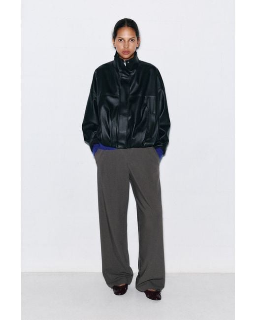 Pull&Bear Multicolor Darted Smart Trousers