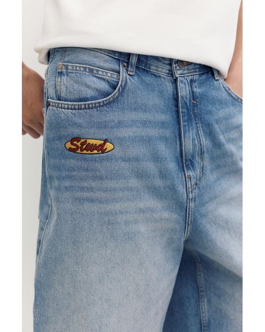 Pull&Bear Multicolor Skater Denim Bermuda Shorts for men